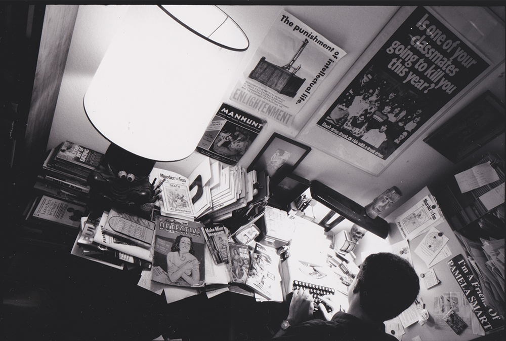 John Marr at desk